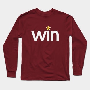 Win creative typography design Long Sleeve T-Shirt